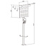 InLine® Universele muurboxstandaard XL met EV-oplaadkabelhouder, zwart