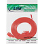 InLine® Patchkabel plat, U/UTP, Cat.6, rood, 0,5m