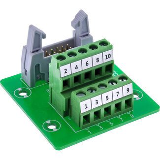 InLine InLine® IDC 10 contactdoos naar aansluitblok, 5-polig, op printplaat