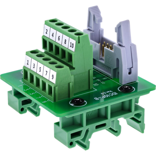 InLine® IDC 10 contactdoos naar aansluitblok, 5-polig, op printplaat