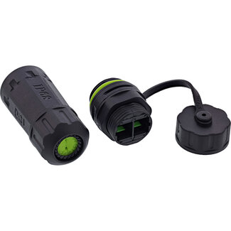 InLine InLine® Glasvezel koppelaar SC, kort, IP68, 2x2 SC-connector, M20