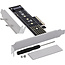 InLine® Interfacekaart, PCIe x4 naar M.2 NVMe Key M (22110), laag profiel