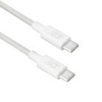 ACT ACT USB 2.0 60W laad- en datakabel USB-C naar USB-C, wit, 1 meter