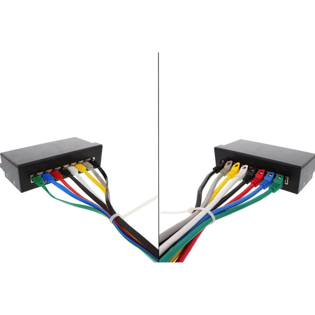 InLine® Patchkabel plat, U/UTP, Cat.6, grijs, 15m