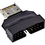 InLine® USB 3.2 Type-E Key-A naar USB 3.0 interne moederbordadapter