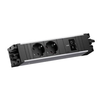 Bachmann BACHMANN STEP ALU 2xCEE7/3, 1xUSB C/C 45W