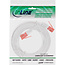 InLine® Patchkabel plat, U/UTP, Cat.6, wit, 2m