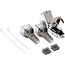 InLine® kabelconnector Cat.6A, afgeschermd, smalle uitvoering