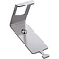 InLine® Keystone SNAP-In metalen modulehouder, 1-voudig voor DIN-rail, met lipje