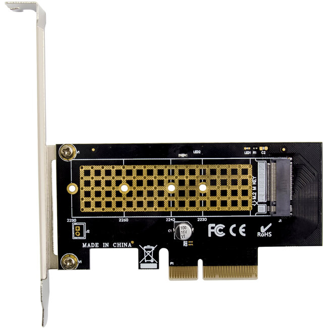 InLine® PCI Express-kaart naar 1x interne NVMe M.2 Key M, PCIe x4