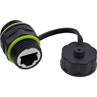 InLine InLine® Patchkabel koppelaar Cat.6A, mini, IP68, 2x RJ45, afgeschermd