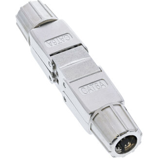 InLine InLine® Kabelconnector Cat.6A, met LSA-technologie, afgeschermd, plat