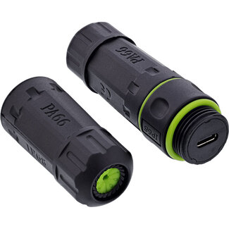 InLine InLine® USB-C koppelaar, IP68, 2x USB-C-aansluiting, afgeschermd, M20