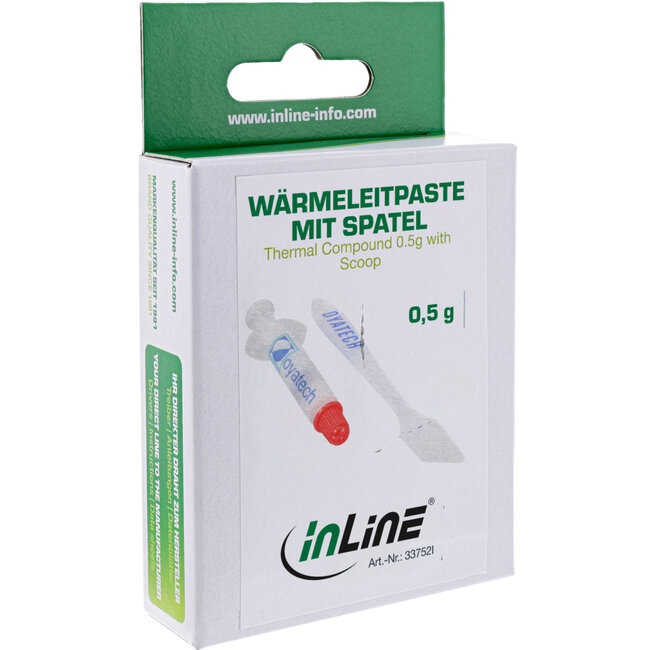 InLine® Warmtegeleidende pasta, 0.5g, met schepje