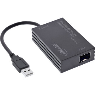 InLine InLine® USB-A naar SFP Gigabit glasvezelnetwerkadapter (10/100/1000 Mb/s)