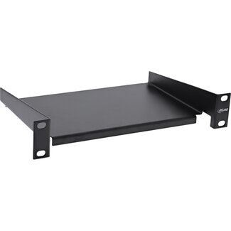 InLine InLine® 10" plank, 160 mm, 10 kg, 1U, RAL 9005 zwart