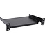 InLine® 10" plank, 160 mm, 10 kg, 1U, RAL 9005 zwart