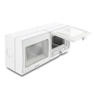 DeLOCK Delock Easy 45 Surface-mounted Housing IP55 waterproof 6 Port