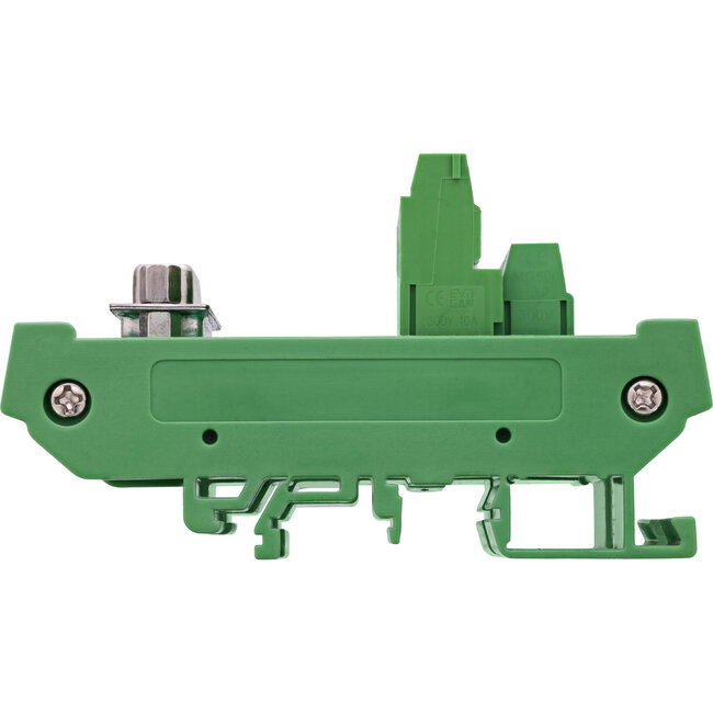 InLine® D-Sub 15 aansluitblok, stekker, hoedrail, schroefklemmen