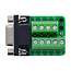 InLine® aansluitblok D-Sub 9 bus, 2-rij, schroefaansluiting, schroefzekering