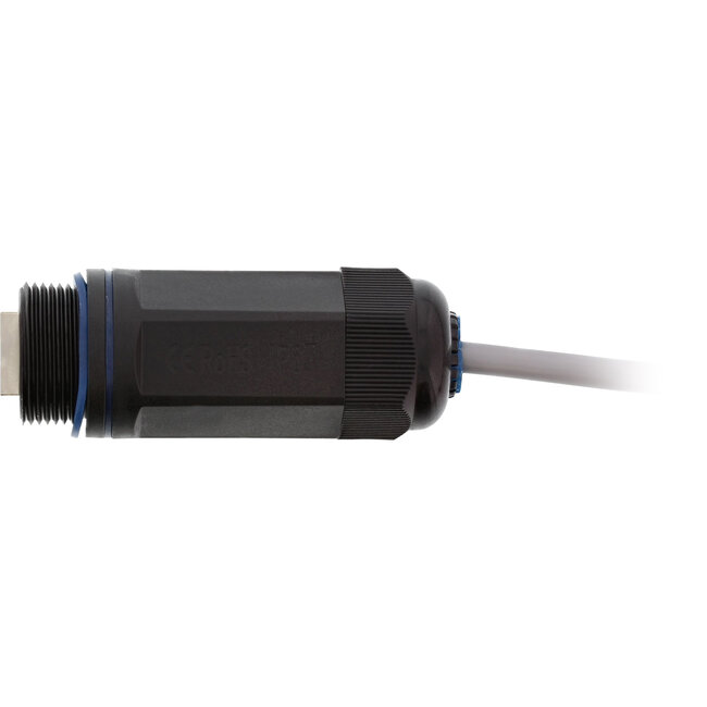 InLine® Patchkabel koppeling Cat.6, waterdicht IP67, 2x RJ45 female, afgeschermd