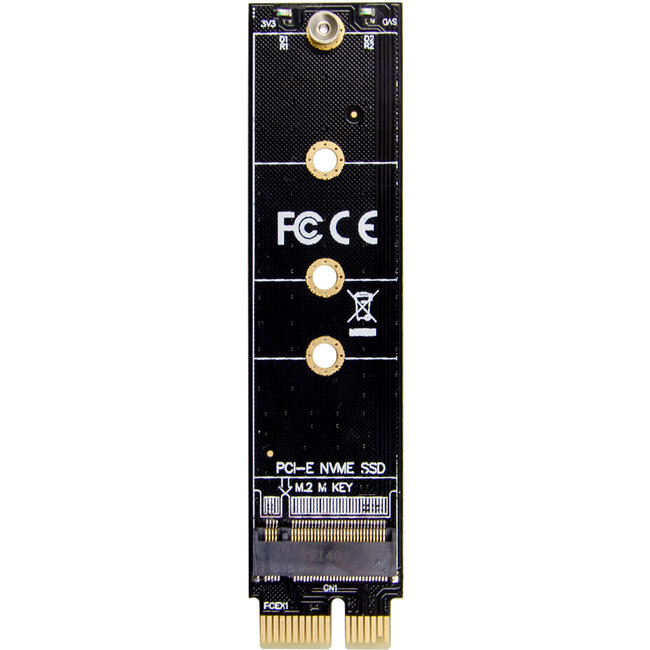 InLine® Interfacekaart, PCIe x1 naar M.2 Key M NVMe SSD