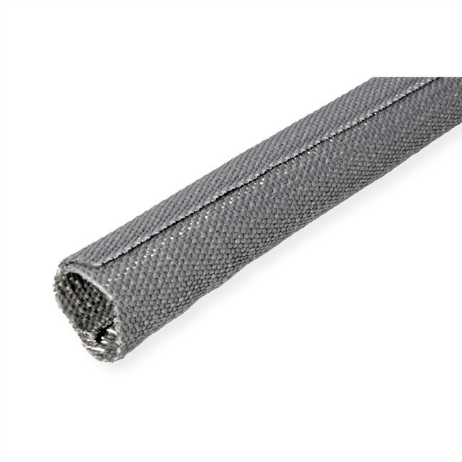 VALUE stoffen slang SNAP voor kabelbundeling, grijs, 2,5 m