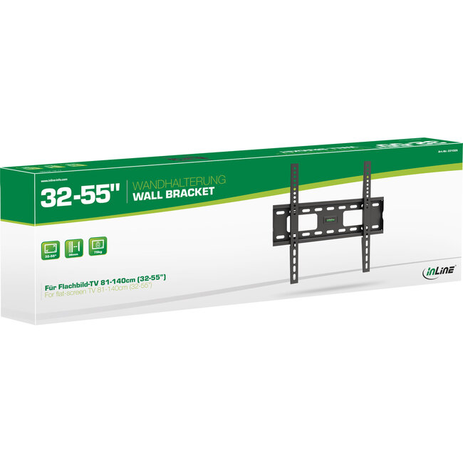 InLine® Muurbevestiging voor beeldschermen, 81-140cm (32-55"), max. 75kg