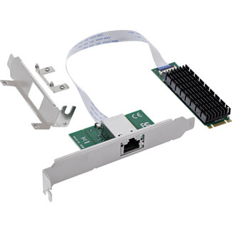 InLine InLine® Interfacekaart, M.2 B+M naar 10 Gb/s RJ45