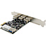 InLine® PCIe-kaart, 3x+1x USB 3.2 Gen.1, PCIe, Molex-compatibele 4-pins