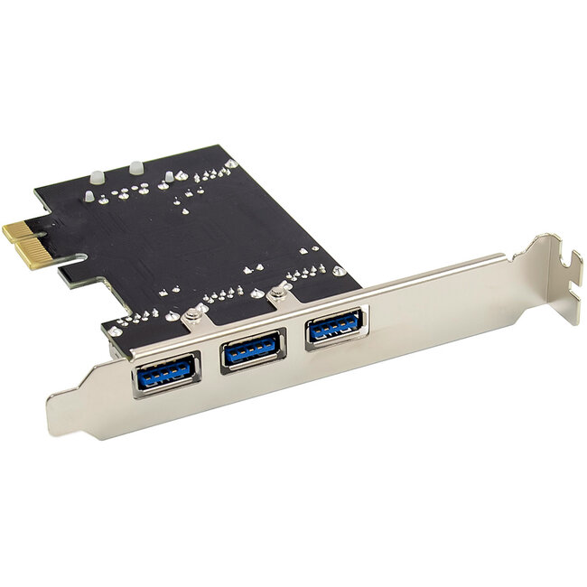 InLine® PCIe-kaart, 3x+1x USB 3.2 Gen.1, PCIe, Molex-compatibele 4-pins