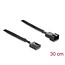 Delock Fan Extension Cable PWM male to female 4 pin with braided jacket 30 cm black