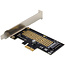 InLine® PCI Express-kaart naar 1x interne NVMe M.2 Key M, PCIe x1