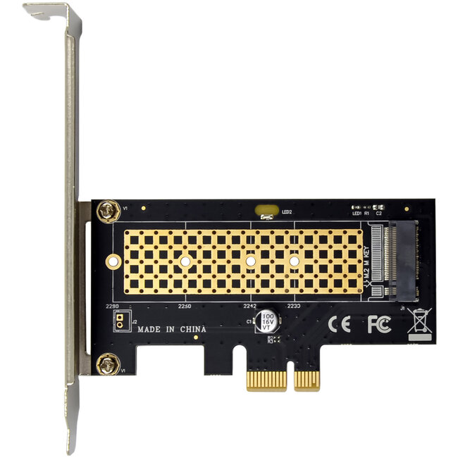 InLine® PCI Express-kaart naar 1x interne NVMe M.2 Key M, PCIe x1