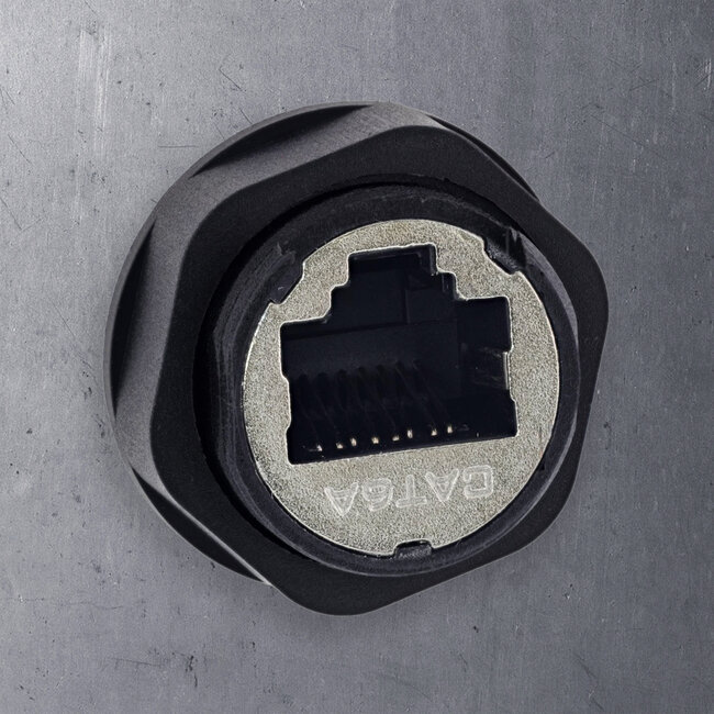 InLine® Patchkabel koppelaar Cat.6A, kort, IP68, 2x RJ45, afgeschermd