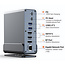VALUE USB Typ C Docking Station 16in1, 2x HDMI 4K60, 1x DP 4K60, 1x Gigabit Ethernet, 5x USB A, 2x USB C, 1x Typ C PD, 1x SD/microSD, 1x Audio