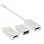 InLine® USB Display Converter Set 6-in-1, 4K/60Hz zilver