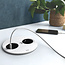 BACHMANN TWIST2 1xCEE7/3 1xUSB A/C 22W Rund weiss, 0,2m Mit ISV-Stecker