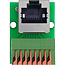 InLine® RJ45 contactdoos op indrukklem, 8-pins, Cat. 5e, gehoekt