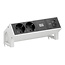 BACHMANN DESK2 2xCEE7/3 1xUSB C/C 65W, L=0,2m RAL9010