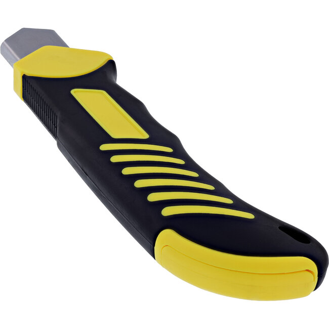 InLine® Multifunctioneel Stanleymes, 18mm lemmet, met 3 lemmetten, geel