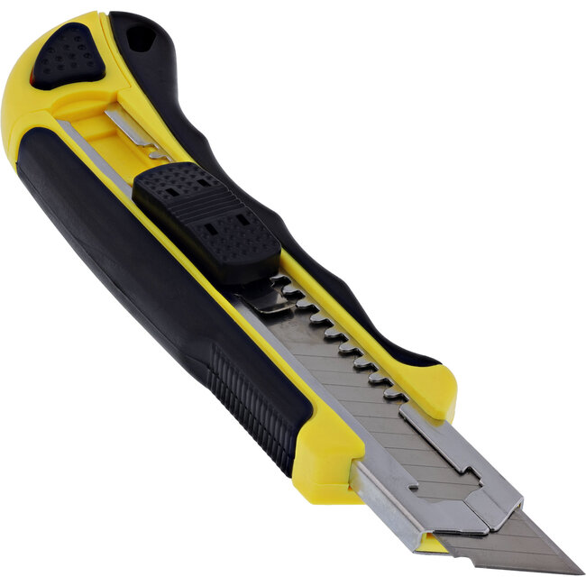 InLine® Multifunctioneel Stanleymes, 18mm lemmet, met 3 lemmetten, geel