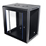 VALUE 19 inch wandbehuizing 12HE, 600 x 450 mm zwart, bouwpakket