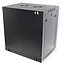 VALUE 19 inch wandbehuizing 12HE, 600 x 450 mm zwart, bouwpakket