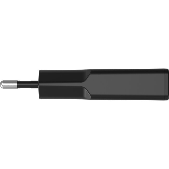 InLine® USB-C lader, 30 W, GaN,  Dual USB-C, PD/PPS, Black Cookie/zwart
