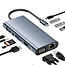 VALUE USB Typ C Docking Station, HDMI 4K60, 1x Gigabit Ethernet, 2x USB A + Typ C PD, 1x SD/microSD, 1x Audio