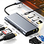 VALUE USB Typ C Docking Station, HDMI 4K60, 1x Gigabit Ethernet, 2x USB A + Typ C PD, 1x SD/microSD, 1x Audio