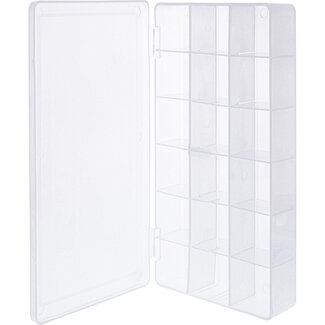 InLine InLine® Opbergdoos kleine onderdelen, 18 vakjes, afmetingen: 213x114x35mm,