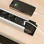 BACHMANN CONNECTUS 6xCEE7/3 1xSchalter, 1xUSB C/C 45W L=2,0m CEE7/7 Grau
