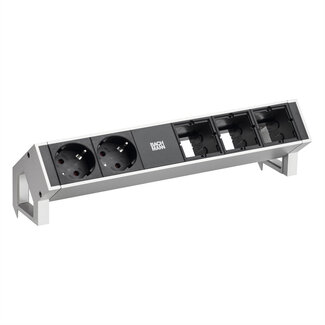 Bachmann BACHMANN DESK2 2x Schutzkontakt 3x ABD GST18 Inox